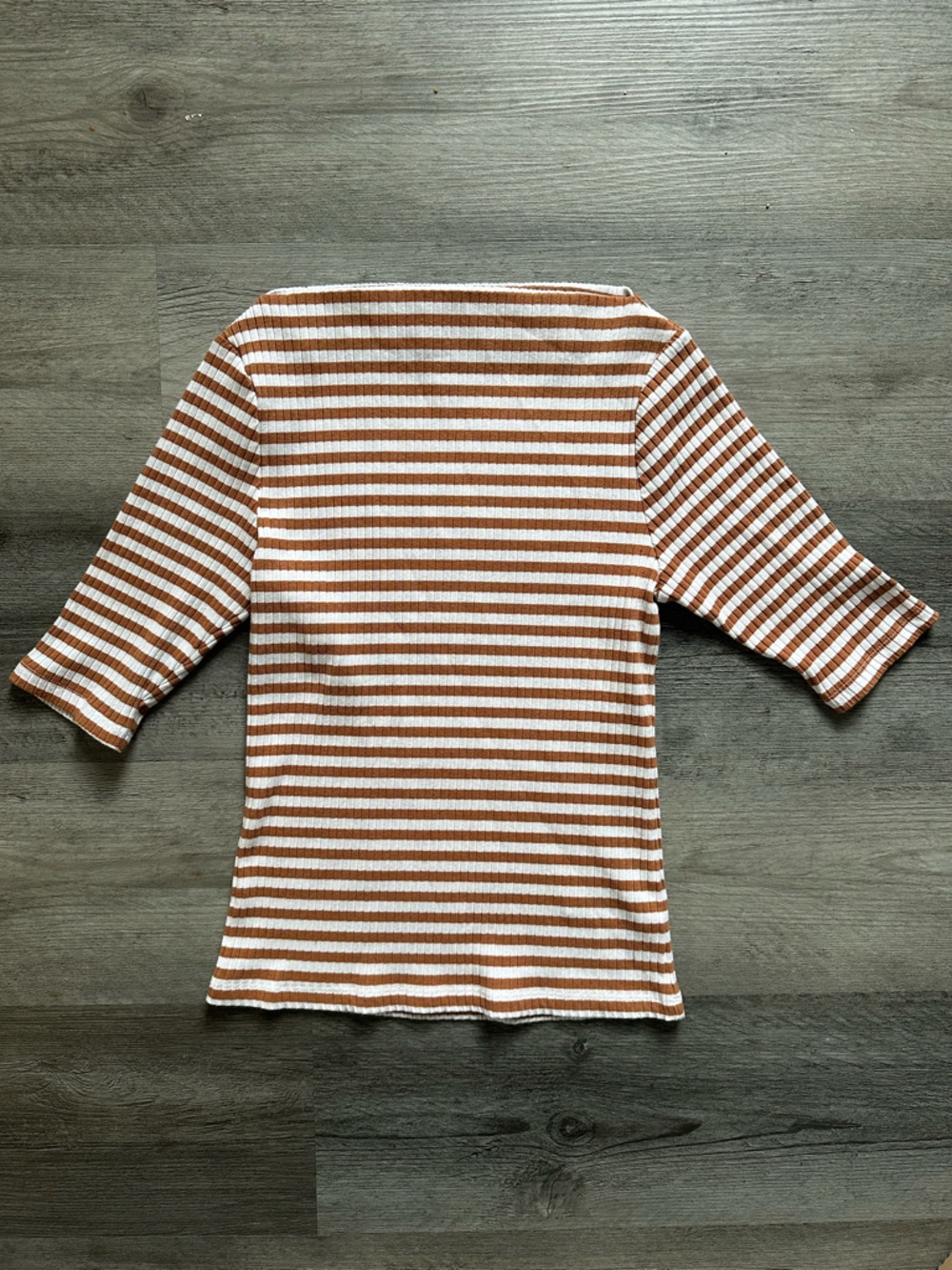 🌻 Old Navy Striped Ribbed Boatneck Top 🌻